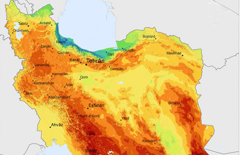 اطلاعات پتانسیل انرژی خورشیدی در ایران